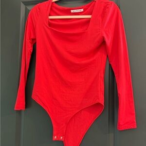 ReoRia Kids Red Long Sleeve Bodysuit